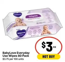 Ritchies BabyLove Everyday Use Wipes offer