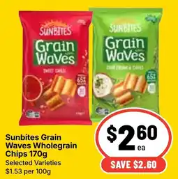 Ritchies Sunbites Grain Waves Wholegrain Chips offer