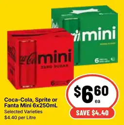 Ritchies Coca-Cola, Sprite or Fanta Mini offer