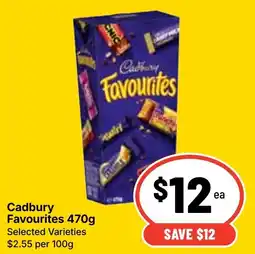 Ritchies Cadbury Favourites offer