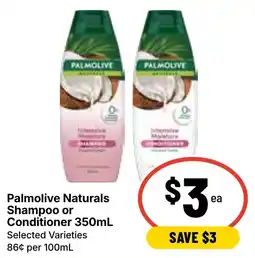 Ritchies Palmolive Naturals Shampoo or Conditioner offer