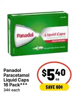 Ritchies Panadol Paracetamol Liquid Caps offer