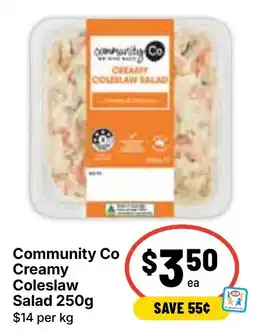Ritchies Community Co Creamy Coleslaw Salad offer