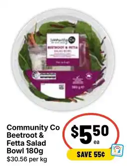 Ritchies Community Co Beetroot & Fetta Salad Bowl offer