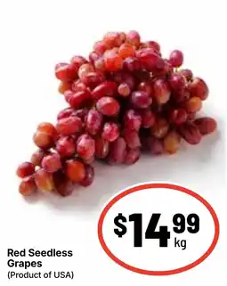 Ritchies Red Seedless Grapes offer