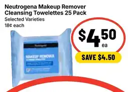 Ritchies Neutrogena Makeup Remover Cleansing Towelettes offer