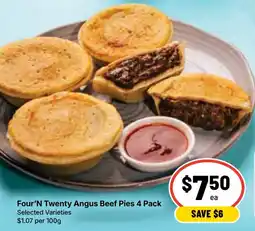 Ritchies Four'N Twenty Angus Beef Pies offer