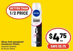 Ritchies Nivea Anti-perspirant Deodorant offer