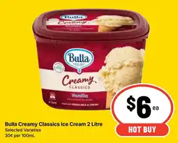 Ritchies Bulla Creamy Classics Ice Cream offer