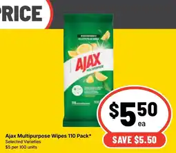 Ritchies Ajax Multipurpose Wipes offer