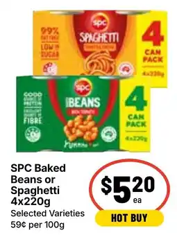 Ritchies SPC Baked Beans or Spaghetti offer
