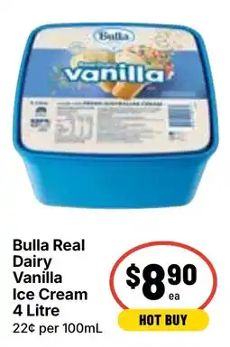 Ritchies Bulla Real Dairy Vanilla Ice Cream offer