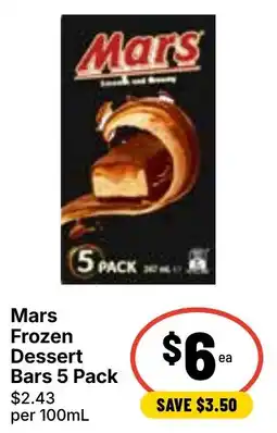 Ritchies Mars Frozen Dessert Bars offer