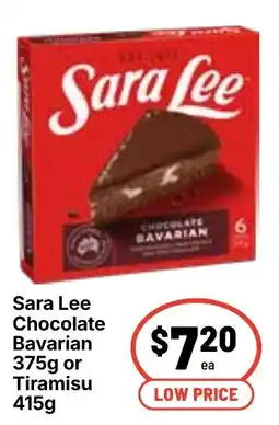 Ritchies Sara Lee Chocolate Bavarian offer