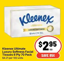 Ritchies Kleenex Ultimate Luxury Softness Facial Tissues offer