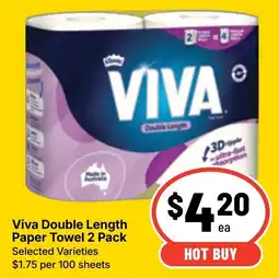 Ritchies Viva Double Length Paper Towel offer