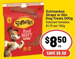 Ritchies Schmackos Strapz or Stix Dog Treats offer