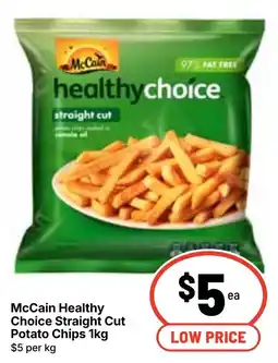 Ritchies McCain Healthy Choice Straight Cut Potato Chips offer