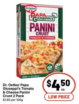 Ritchies Dr. Oetker Papa Giuseppe's Tomato & Cheese Panini Crust offer