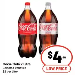 Ritchies Coca-Cola 2 Litre Selected Varieties offer
