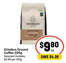 Ritchies Grinders Ground Coffee offer