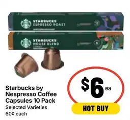 Ritchies Starbucks by Nespresso Coffee Capsules offer
