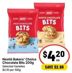 Ritchies Nestlé Bakers' Choice Chocolate Bits offer
