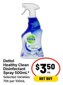 Ritchies Dettol Healthy Clean Disinfectant Spray offer