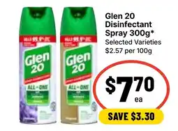 Ritchies Glen 20 Disinfectant Spray offer