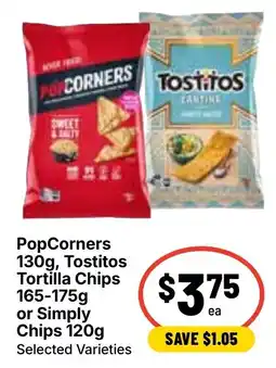 Ritchies PopCorners Tortilla Chips offer