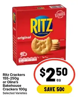 Ritchies Ritz Crackers offer