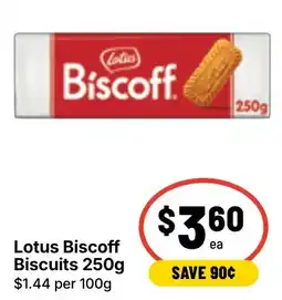 Ritchies Lotus Biscoff Biscuits offer