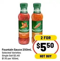 Ritchies Fountain Sauce offer