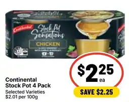Ritchies Continental Stock Pot 4 Pack offer