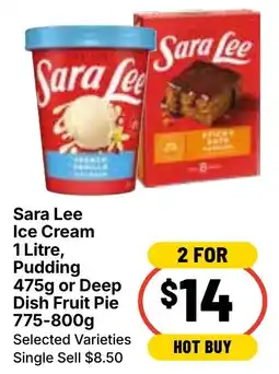 Ritchies Sara Lee Ice Cream offer
