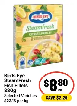 Ritchies Birds Eye SteamFresh Fish Fillets offer