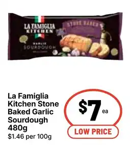 Ritchies La Famiglia Kitchen Stone Baked Garlic Sourdough offer