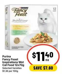 Ritchies Purina Fancy Feast Inspirations Wet Cat Food offer
