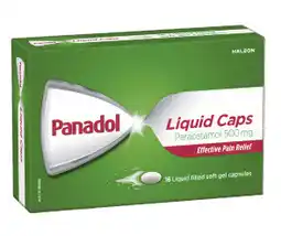 IGA Panadol Paracetamol Liquid Caps offer