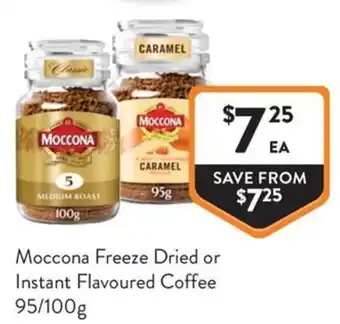 Moccona Freeze Dried or Instant Flavoured Coffee