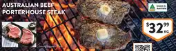 Foodworks Australian beef porterhouse steak offer