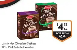 Foodworks Jarrah Hot Chocolate Sachets offer