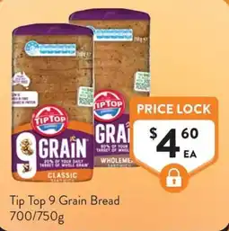 Foodworks Tip Top 9 Grain Bread offer