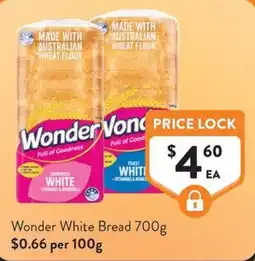 Foodworks Wonder White Bread offer