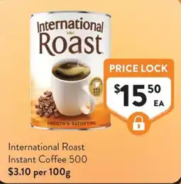 Foodworks International Roast Instant Coffee offer