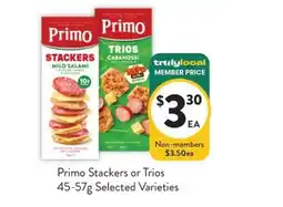 Foodworks Primo Stackers or Trios offer