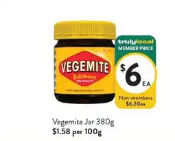 Foodworks Vegemite Jar offer