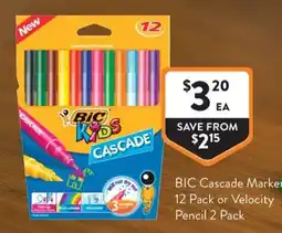 Foodworks BIC Cascade Marker offer