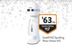 Foodworks SodaKING Sparkling Water Maker 60l offer