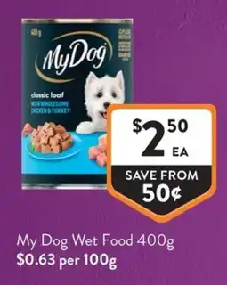 Foodworks My Dog Wet Food offer